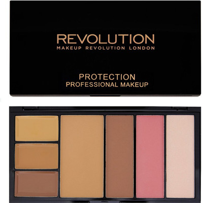29% OFF on Makeup Revolution London Protection Palette Medium/Dark Pack of 7