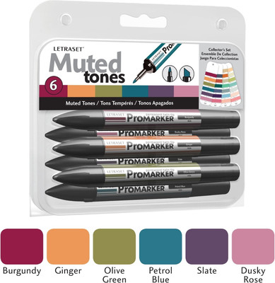 Letraset ProMarker Collector's Muted Tones Marker Letraset ProMarker Collector's Muted Tones Marker