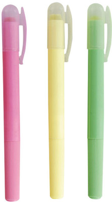 65% OFF on Dizionario 3pc Set Round Tip Permanent Gel Based Highlighter Pens