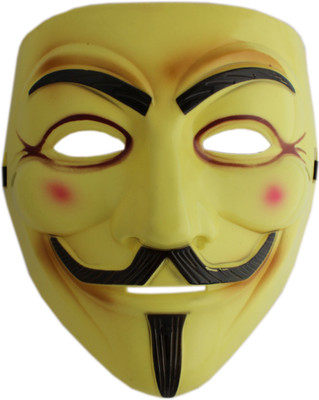 20% OFF on Tootpado V for Vendetta Comic Face Anonymous Guy Fawkes 2 Party Mask