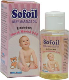West Coast Sofoil Baby Massage Oil (Pack Of 2) - 120 Ml