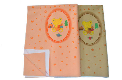 18% OFF on Tiny Petals Cotton Medium Sleeping Mat Breathable Waterproof Bed Protector Dry Mat- Medium 2 Pcs Set