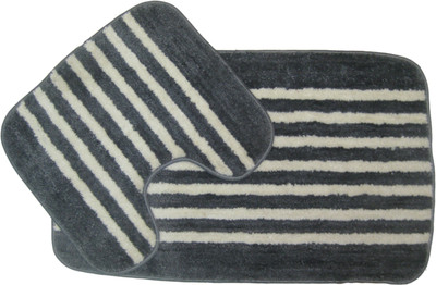 60% OFF on Krishna Carpets Polyester Medium Bath Mat Grey, 1 Mat, 1 Ped 60% OFF on Krishna Carpets Polyester Medium Bath Mat Grey, 1 Mat, 1 Ped