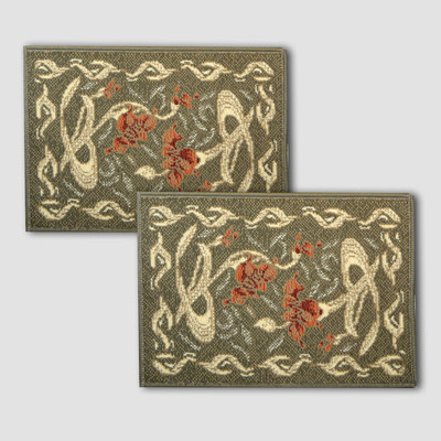 50% OFF on Spider Polyester Large Door Mat