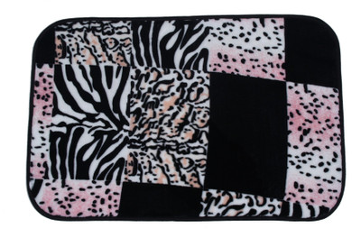 Sheetalworld Polyester Pongee Medium Bath Mat Multicolor, 1 Mat