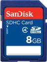 SanDisk SDHC 8GB Memory Card: Memory Card