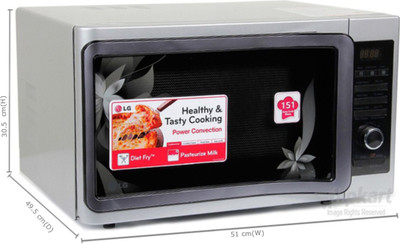 LG MC2883SMP 28 L Convection Microwave Oven (Silver) 