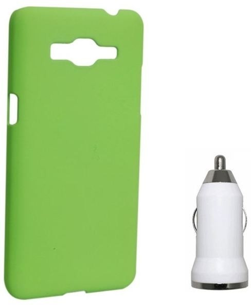 Chevron Premium Back Cover Case with USB Car Charger for Samsung Galaxy Grand Prime (Green) Combo Set
Chevron Premium Back Cover Case with USB Car Charger for Samsung Galaxy Grand Prime (Green) Combo Set