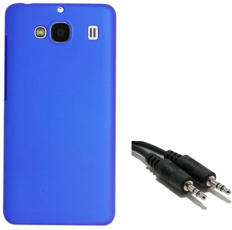 Chevron Premium Back Cover Case for Mi Redmi 2 Prime with Aux Cable (Royal Blue) Combo Set
Chevron Premium Back Cover Case for Mi Redmi 2 Prime with Aux Cable (Royal Blue) Combo Set
