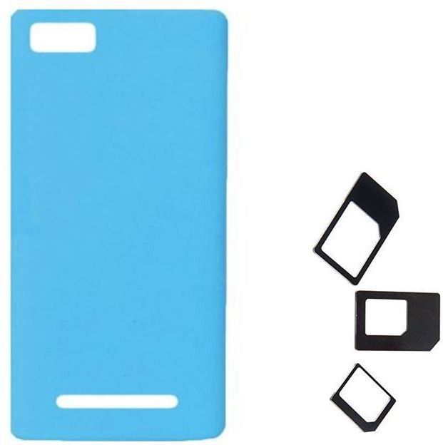 Chevron Premium Back Cover Case for Xiaomi Mi 4i with Multi Sim Adapter (Aqua Blue) Combo Set
Chevron Premium Back Cover Case for Xiaomi Mi 4i with Multi Sim Adapter (Aqua Blue) Combo Set