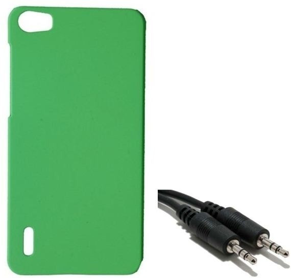 Chevron Premium Back Cover Case with Aux Cable for Huawei Honor 6 (Green) Combo Set
Chevron Premium Back Cover Case with Aux Cable for Huawei Honor 6 (Green) Combo Set