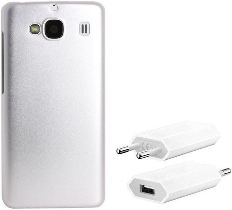 Chevron Premium Back Cover Case for Mi Redmi 2 Prime with USB Mobile Wall Charger (Silver) Combo Set
Chevron Premium Back Cover Case for Mi Redmi 2 Prime with USB Mobile Wall Charger (Silver) Combo Set