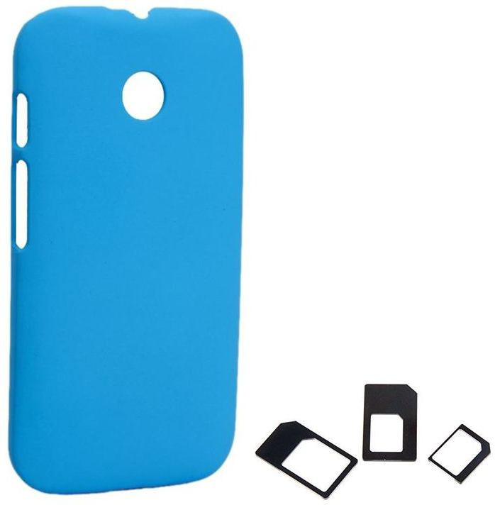 Chevron Premium Back Cover Case with Multi Sim Adapter for Moto E (2nd Gen) 4G (Aqua Blue) Combo Set
Chevron Premium Back Cover Case with Multi Sim Adapter for Moto E (2nd Gen) 4G (Aqua Blue) Combo Set