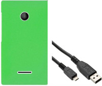 Chevron Premium Back Cover Case for Microsoft Lumia 435 with Data Cable (Charm Green) Combo Set
Chevron Premium Back Cover Case for Microsoft Lumia 435 with Data Cable (Charm Green) Combo Set