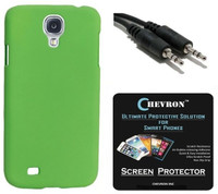 Chevron Premium Back Cover Case with HD Screen Guard & Aux Cable for Samsung Galaxy S4 (Green) Combo Set
Chevron Premium Back Cover Case with HD Screen Guard & Aux Cable for Samsung Galaxy S4 (Green) Combo Set