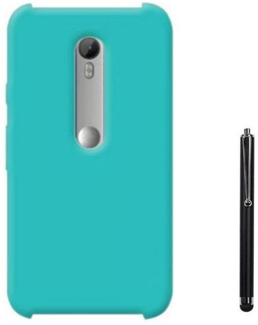 Chevron Premium Back Cover Case for Moto G (3rd Generation) With Stylus (Aqua Blue) Combo Set
Chevron Premium Back Cover Case for Moto G (3rd Generation) With Stylus (Aqua Blue) Combo Set