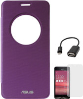 DMG Circle Window Flip Book Cover Case for Asus Zenfone 5 (Purple), Matte Screen, USB OTG Cable Combo Set
DMG Circle Window Flip Book Cover Case for Asus Zenfone 5 (Purple), Matte Screen, USB OTG Cable Combo Set