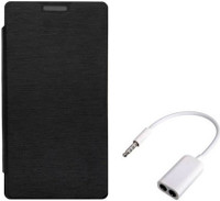 Chevron Flip Cover Case for Karbonn Titanium Machfive with Audio Splitter (Black) Combo Set
Chevron Flip Cover Case for Karbonn Titanium Machfive with Audio Splitter (Black) Combo Set