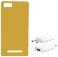 Chevron Premium Back Cover Case for Xiaomi Mi 4i with USB Mobile Wall Charger (Yellow) Combo Set
Chevron Premium Back Cover Case for Xiaomi Mi 4i with USB Mobile Wall Charger (Yellow) Combo Set