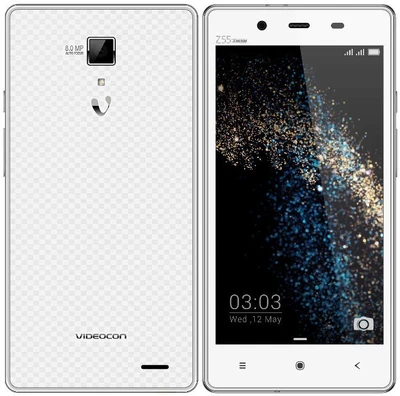 Videocon Octa Core Z55 Dash (White Silver, 8 GB) 