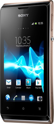Sony Xperia E Dual (Champagne, 4 GB) 