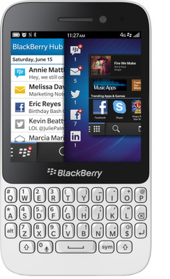 BlackBerry Q5 (White, 8 GB) 