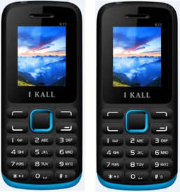 I Kall K11 1.8 Inch Dual Sim Multimedia Set Of Two Mobile With Bluetooth-Blue (Blue)