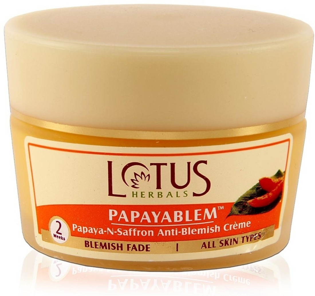 Lotus Papayablem PapayaNSaffron AntiBlemish Creme Price in India