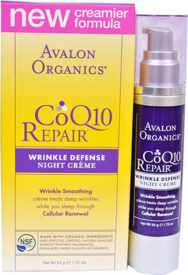 50% OFF on Avalon Organics Coq10 Repair Wrinkle Defense Night Cream 50 g 50% OFF on Avalon Organics Coq10 Repair Wrinkle Defense Night Cream 50 g