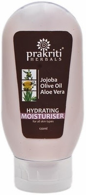 17% OFF on Prakriti Herbals Hydrating Jojoba OliveOil Aloevera Moisturiser 120 ml