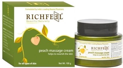 5% OFF on Richfeel Peach Massage Cream 100 g 5% OFF on Richfeel Peach Massage Cream 100 g