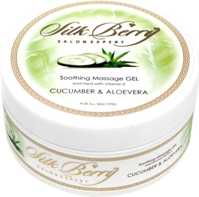 7% OFF on Silk Berry Cucumber Soothing Massage Gel 250 g 7% OFF on Silk Berry Cucumber Soothing Massage Gel 250 g