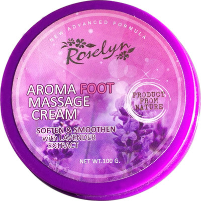 Roselyn Aroma Foot Massage CreamLavender 100 G Roselyn Aroma Foot Massage CreamLavender 100 G