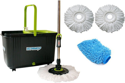 Ispinmop Mop Set Built in Wringer