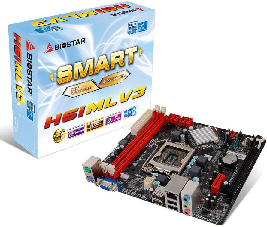 Biostar H61MLV3 Motherboard