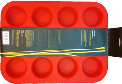 24% OFF on Silico Silicone Bakeware for Cupcakes Large Muffins Cup Cakes Mold - Red 12 - Cup Mould Tray Pack of 1 24% OFF on Silico Silicone Bakeware for Cupcakes Large Muffins Cup Cakes Mold - Red 12 - Cup Mould Tray Pack of 1