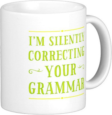 37% OFF on Exoctic Silver Oxford Wali Maidam A005 Ceramic Mug 350 ml