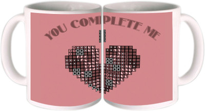 25% OFF on Shopkeeda You Complete Me Ceramic Mug 350 ml 25% OFF on Shopkeeda You Complete Me Ceramic Mug 350 ml