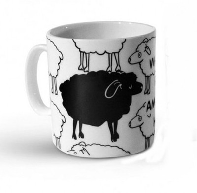 9% OFF on Happily Unmarried Blacksheep Ceramic Mug 250 ml 9% OFF on Happily Unmarried Blacksheep Ceramic Mug 250 ml