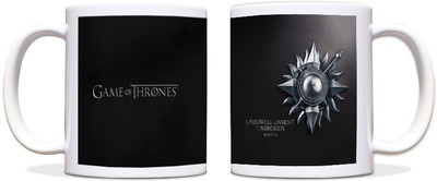 60% OFF on ShopMantra Game of Thrones Martell Black Ceramic Mug 300 ml