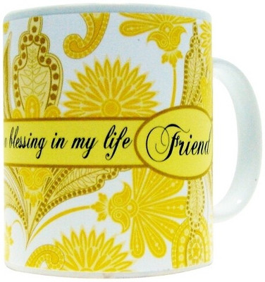 10% OFF on Everyday Gifts Relation Gift Blessing are in My Life Friend Ceramic Mug 400 ml