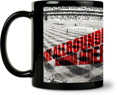 50% OFF on ShopMantra Ravindra Jadeja Allrounder Ceramic Mug 300 ml