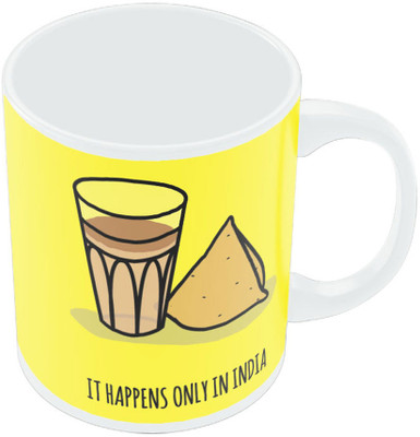7% OFF on PosterGuy It happens only in India Ceramic Mug 300 ml