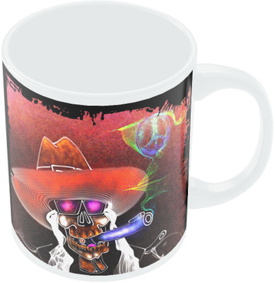 36% OFF on PosterGuy Guns of Peace Music Legends and Bands Ceramic Mug 280 ml