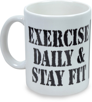 9% OFF on Giftwallas 10 Ceramic Mug 350 ml