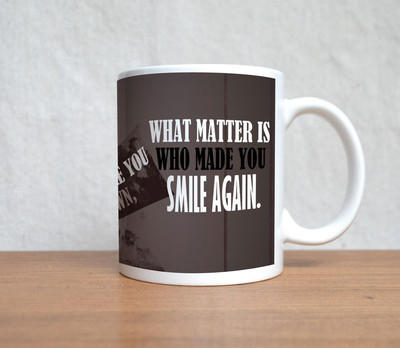 33% OFF on StyBuzz Broke You Down Quote Porcelain Mug 300 ml 33% OFF on StyBuzz Broke You Down Quote Porcelain Mug 300 ml