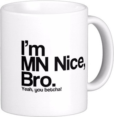 25% OFF on Exoctic Silver Classic Quoted Coffee 00108 Ceramic Mug 300 ml