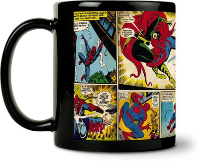 36% OFF on ShopMantra Spiderman Comic Ceramic Mug 300 ml 36% OFF on ShopMantra Spiderman Comic Ceramic Mug 300 ml