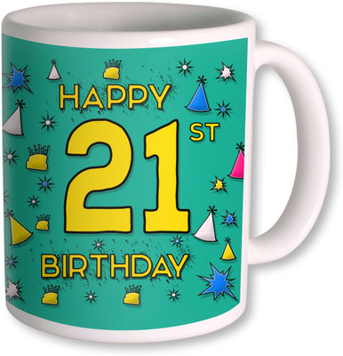 58% OFF on Photogiftsindia 21st Happy Birthday Coffee Ceramic Mug 350 ml 58% OFF on Photogiftsindia 21st Happy Birthday Coffee Ceramic Mug 350 ml