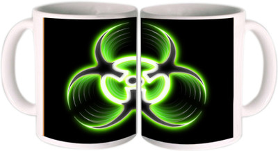 25% OFF on Shopkeeda Radiation Alert Ceramic Mug 350 ml